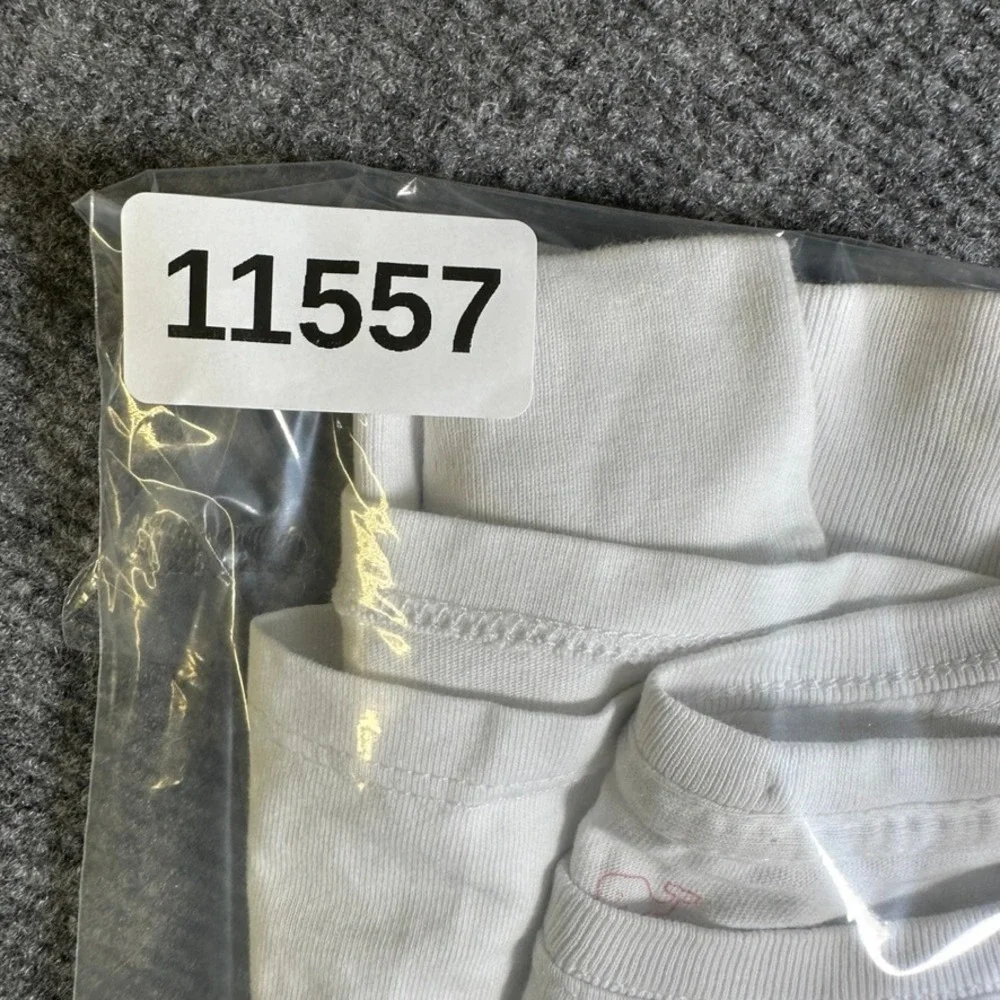 Vineyard Vines Girls White Ballet Slipper Long Sleeve Pocket Tee Shirt S